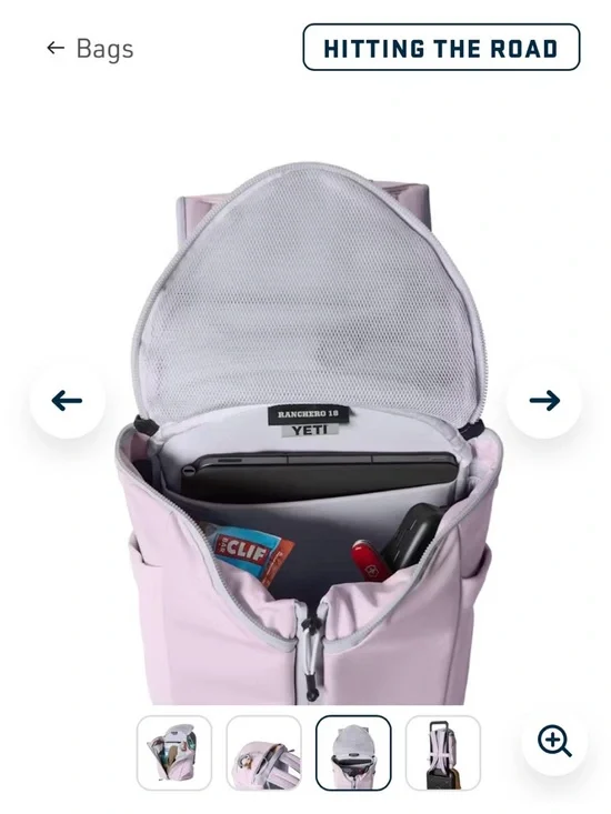 Yeti Women's Ripzip Backpack in Pink - Picture 3 of 13